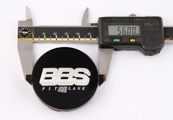 black / chrome 56 mm 09.24.479 BBS center badges